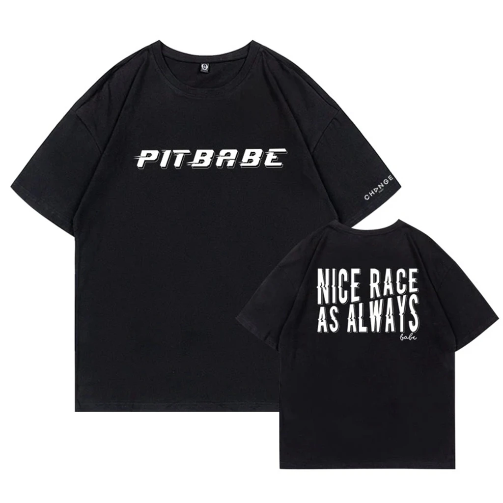 Star Same T-shirt TOP PHOTO Printe TShirt Kpop PitBabe PavelPooh Printe TShirt Pullovers Women Korean Style Oversized Tshirt