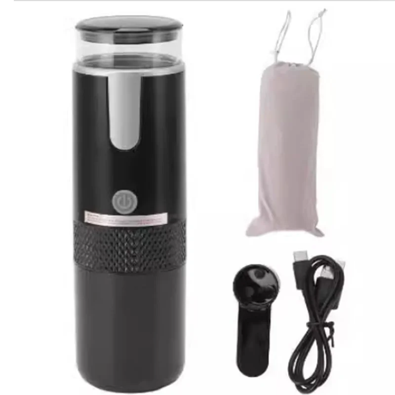 A88E-Portable Coffee Maker Type C Rechargeable 2 In 1 Design 1200Mah Battery One Button For Hiking