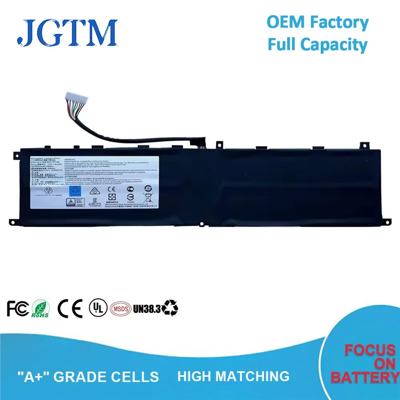 BTY-M6L Replacement Laptop Battery for MSI GS65 Stealth Thin 8RF 8RE 9RE PS42 8RB P65 Creator 8RD 8RE MS-16Q2 MS-16Q3 PS63 Moder