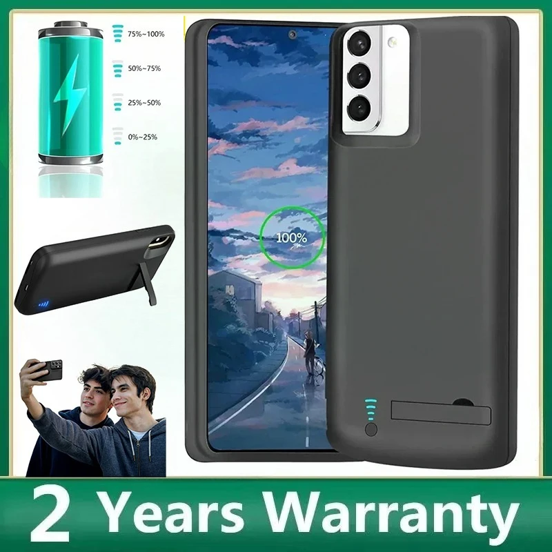 

Модный портативный чехол-аккумулятор 10000 мАч для Samsung Galaxy S21 Ultra, S21 Plus, S21 FE – внешний аккумулятор-чехол для телефона