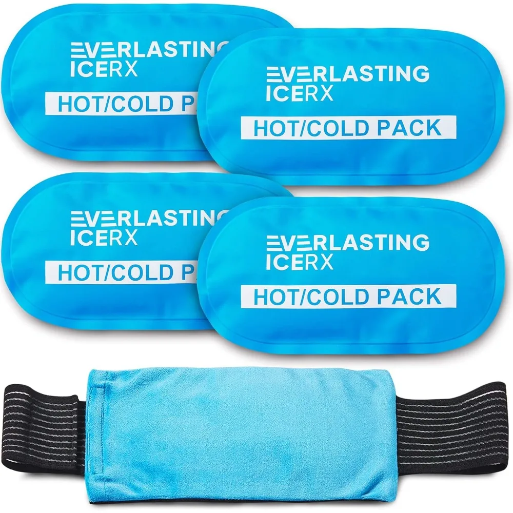 

Reusable Hot Cold Gel Packs Flexible Adjustable Compression Therapy for Back Knee Shoulder Elbow Neck Foot Ankle