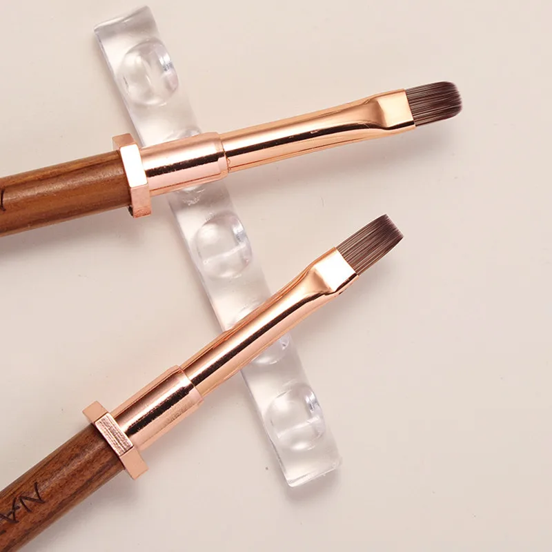 1/6 قطعة الجسم القلم مع حامل فرشاة الأظافر هلام الطلاء مسمار الفن هلام تلميح تمديد ملحقات البناء مسمار فرشاة فنية #4