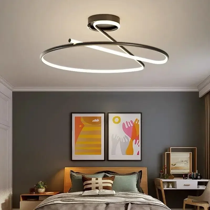 Moderne Led Plafondlamp Gangpad Kroonluchter Voor Woonkamer Eetkamer Slaapkamer Loft Huisdecoratie Indoor Verlichtingsarmaturen Glans