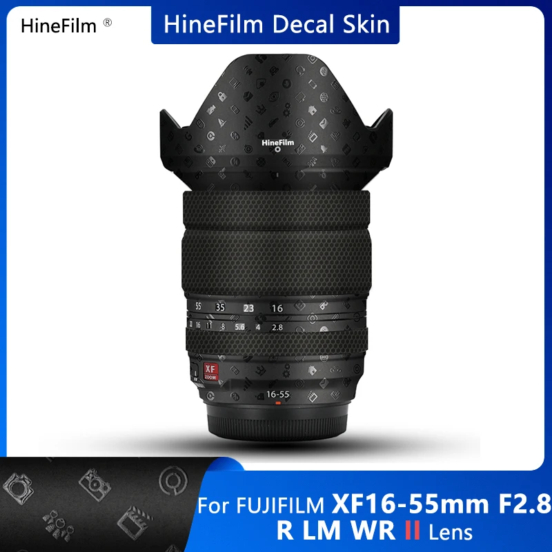 

Hinefilm Skin for Fuji XF16-55F2.8 II Lens Decal Skin 1655 Wrap Cover for Fujifilm XF 16-55mm F2.8 R LM WR II Lens Sticker 16 55