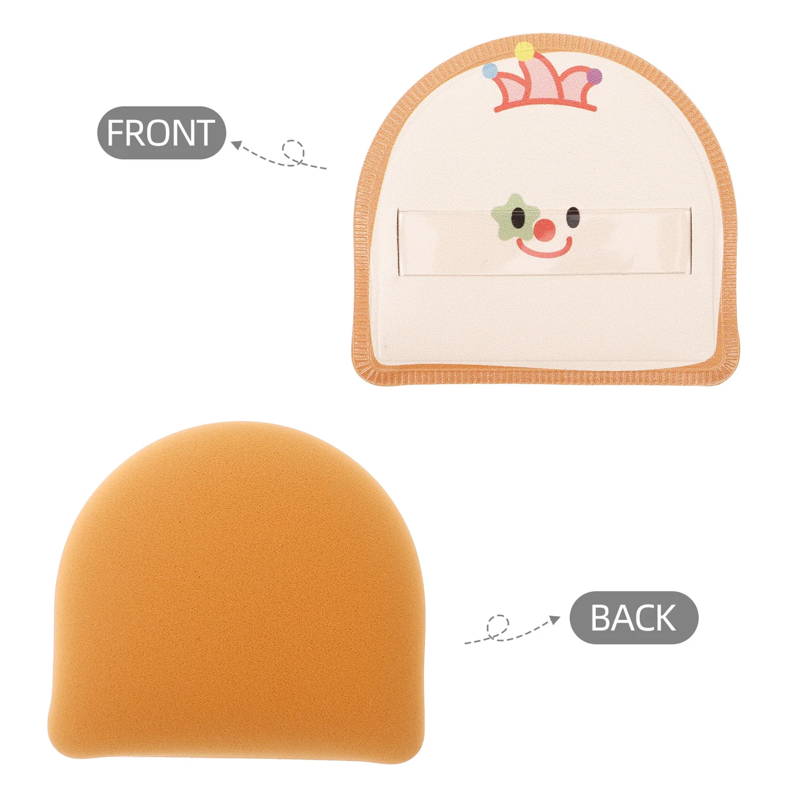 Mini gąbeczka do makijażu, zamiennik, do podkładu, do codziennego użytku, kawaii, z motywem kreskówkowym, narzędzie kosmetyczne