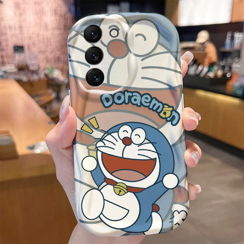 Etui na telefon Lovely Doraemon do Samsung Galaxy A35 A34 A33 A32 A31 A30 A24 A23 A22 A13 A12 A10S A04 M14 4G 5G Miękki pokrowiec antypoślizgowy