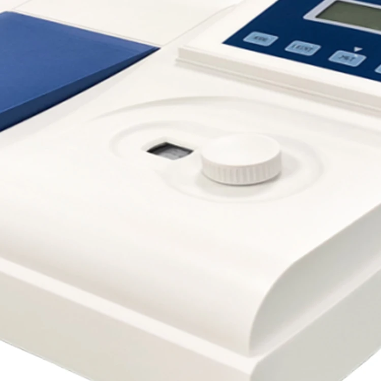 721N ห้องปฏิบัติการ Digital Vis Spectrophotometer ราคา Cuvette Single Beam Spectrophotometer 325-1000nm สเปกตรัมแบนด์วิดท์ 5nm