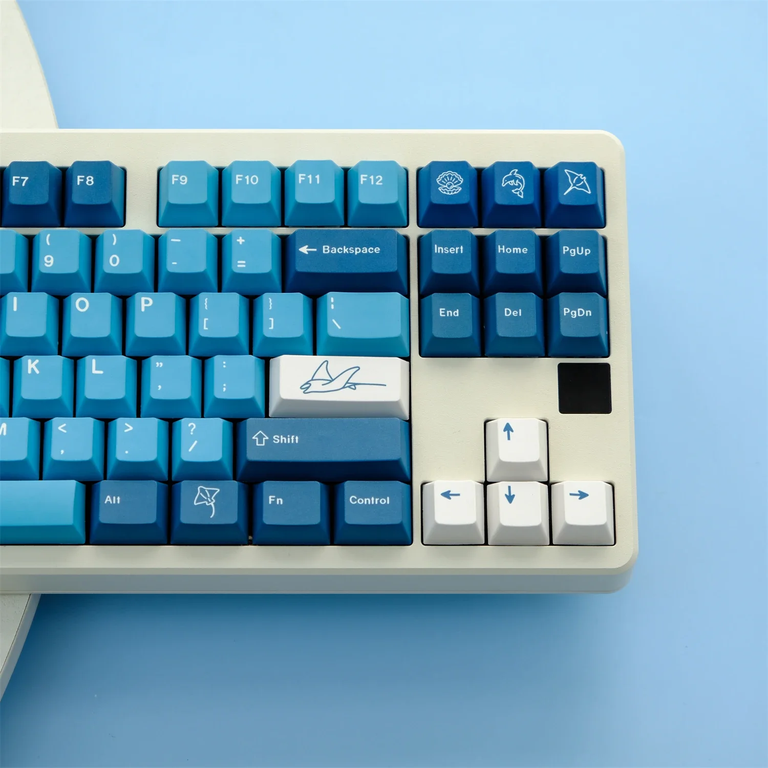 Teclado mecânico original PBT, 129 teclas, High Sublimated Keycaps, Hot Brother Peripherals