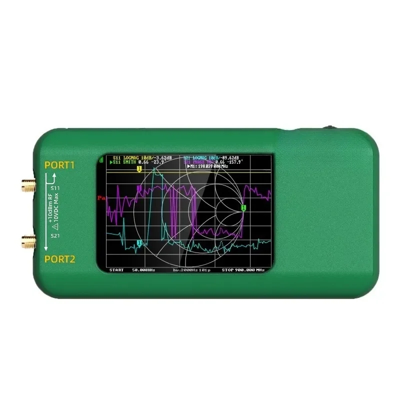 Vector Network Analyzer Rechargeable Large Screen 1.5G Broadband Antenna Communication Microwave Analyzer