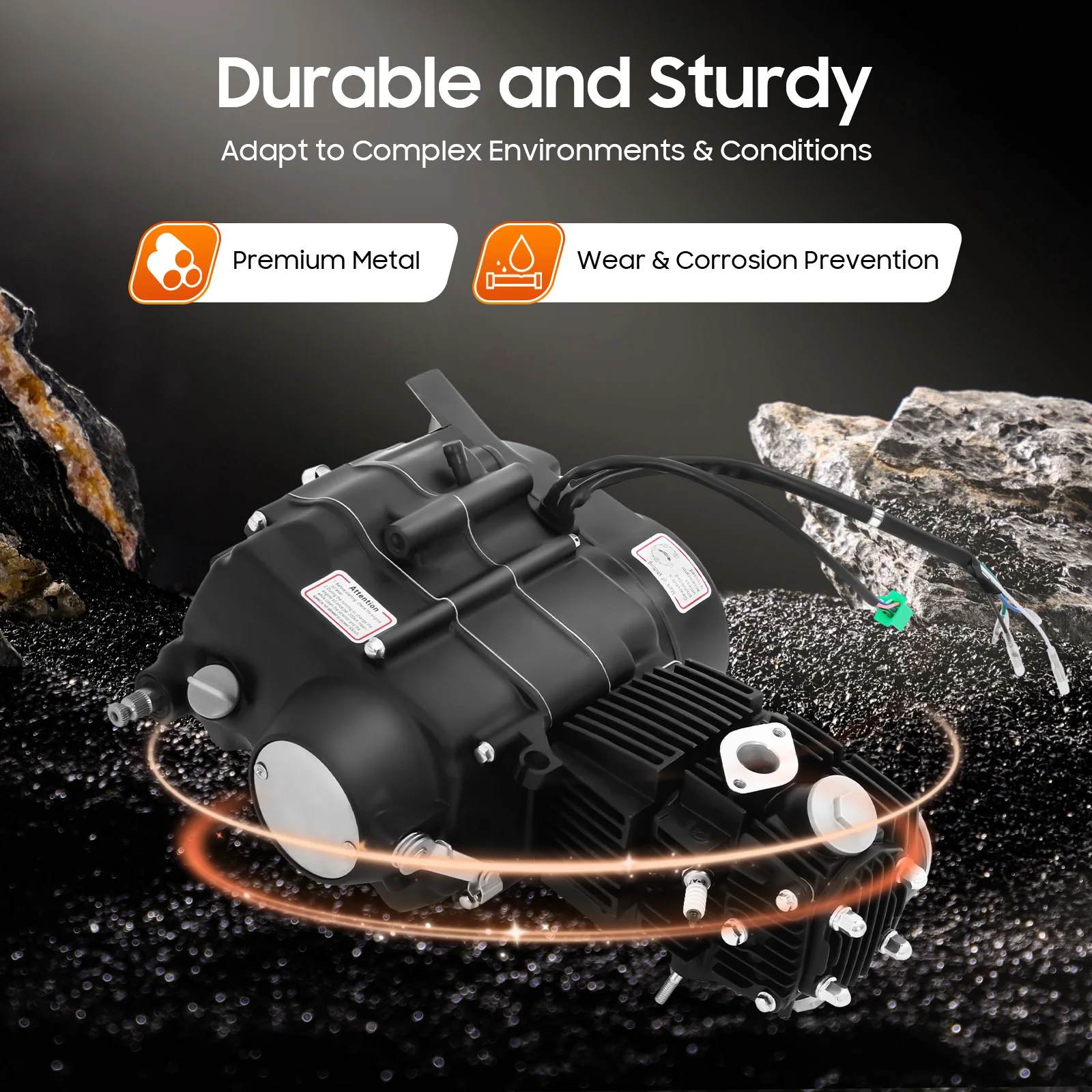 110CC محرك المحرك عدة المحرك مع ركلة البداية المكربن 4 سرعة محرك استبدال عدة لهوندا CRF50/CRF70/XR5