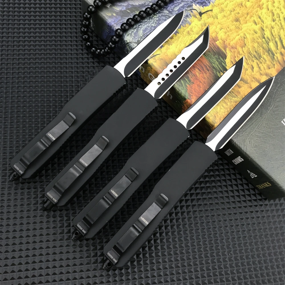 Mirco UT70 Pocket Folding Knife Outdoor Camping Tools 440C Blade Zinc Alloy Handle EDC Hiking Cutting Hunting Knives