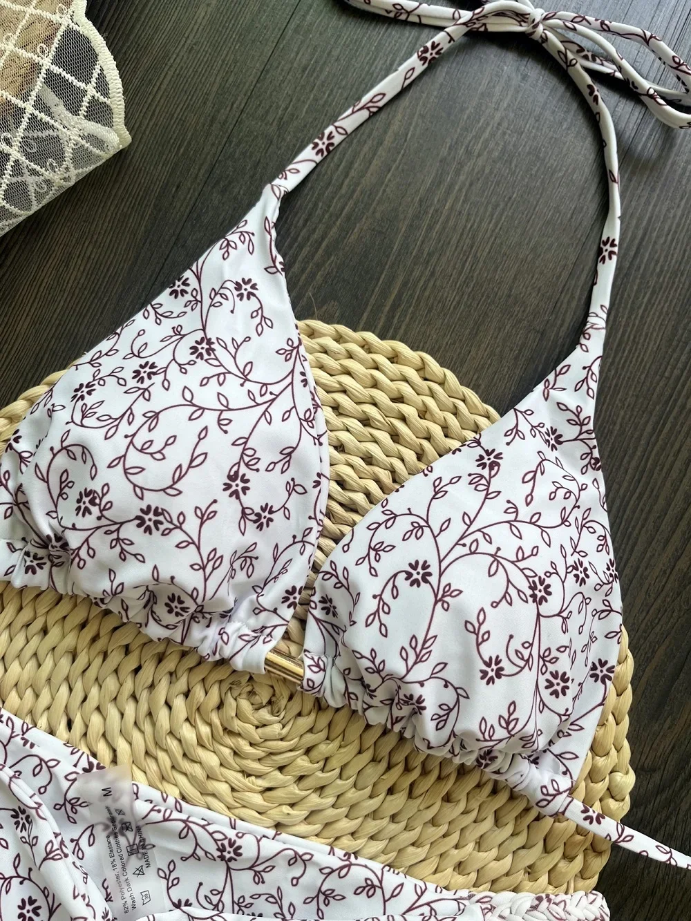 RUOTONSEPT جديد مثير كسر زهرة مجموعة البكيني ملابس السباحة النسائية قطعتين مثلث الرسن ملابس السباحة ثوب السباحة البرازيلي Biquinis