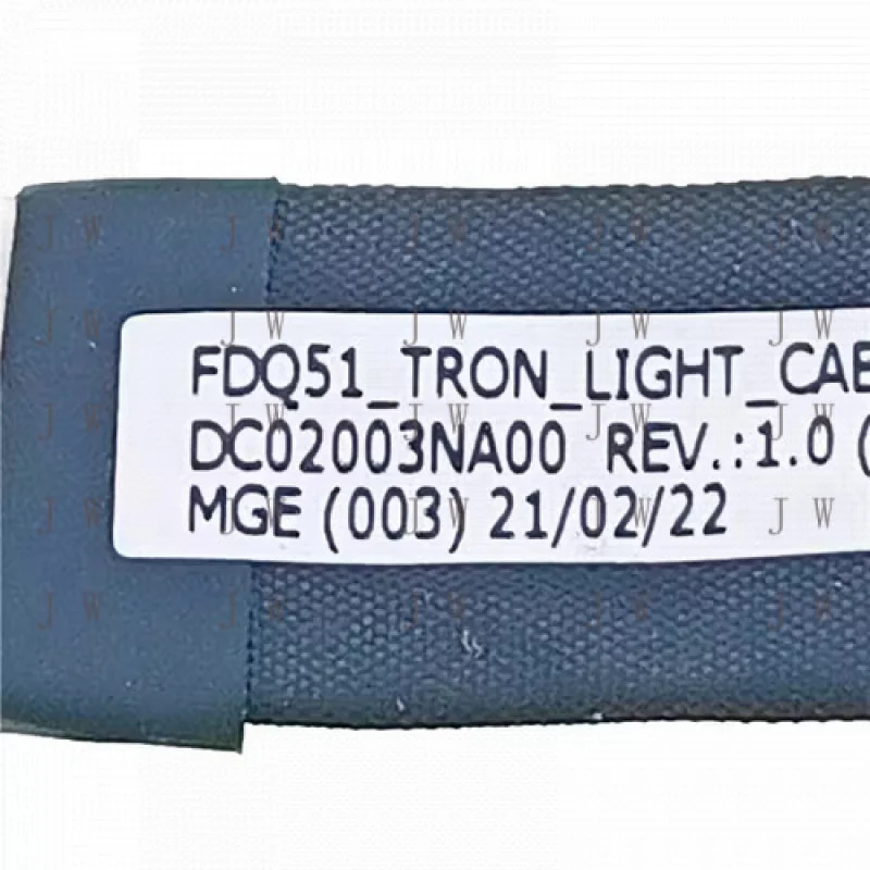 DDW الأصلي لديل Alienware M15 R3 R4 TRON ضوء كابل مخرج الهواء W9KHK 0W9KHK