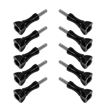 1/10 個ロングサムネジセット GoPro 13 12 11 10 9 8 スポーツカメラに対応 簡単にネジを締めたり緩めたりできます ステンレススチール