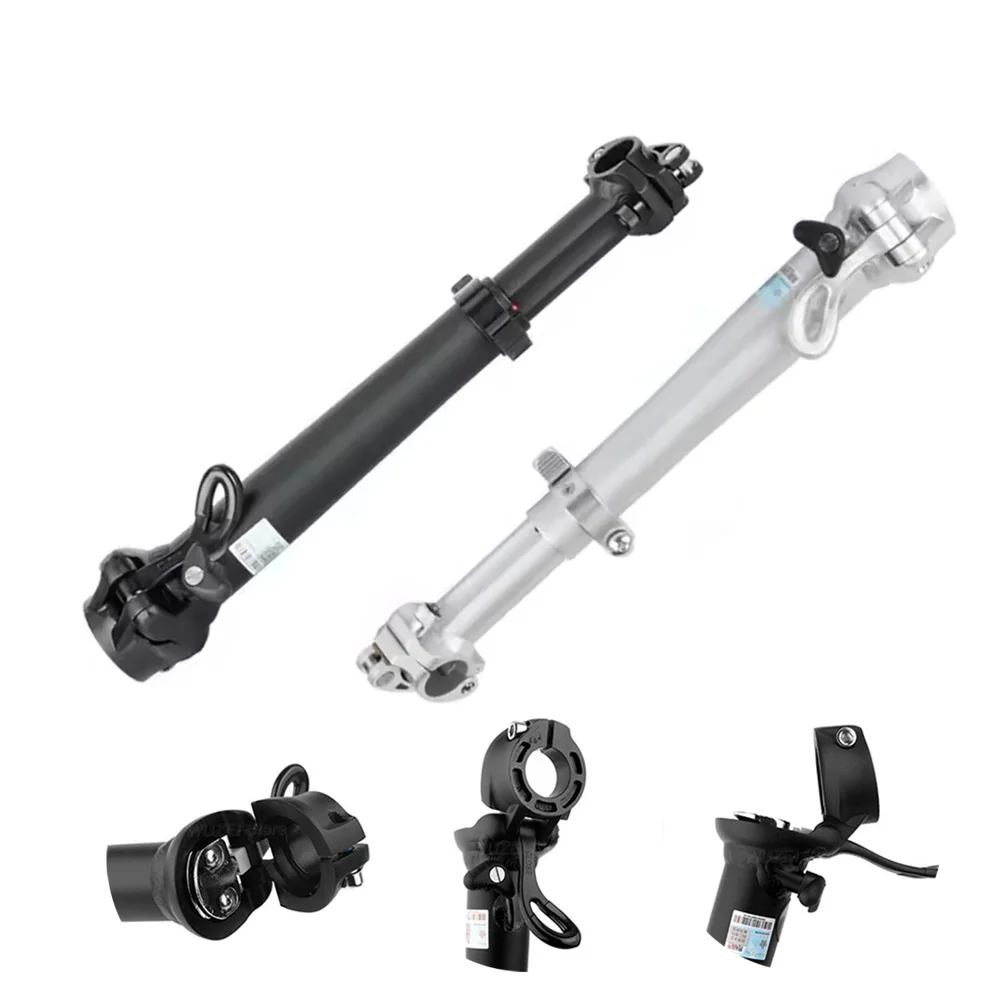 

CNC Aluminum Alloy Folding Bike Stem for DAHON SP8 412 - Left Fold Handlebar Adapter, CNC Machined Lightweight Cycling Part