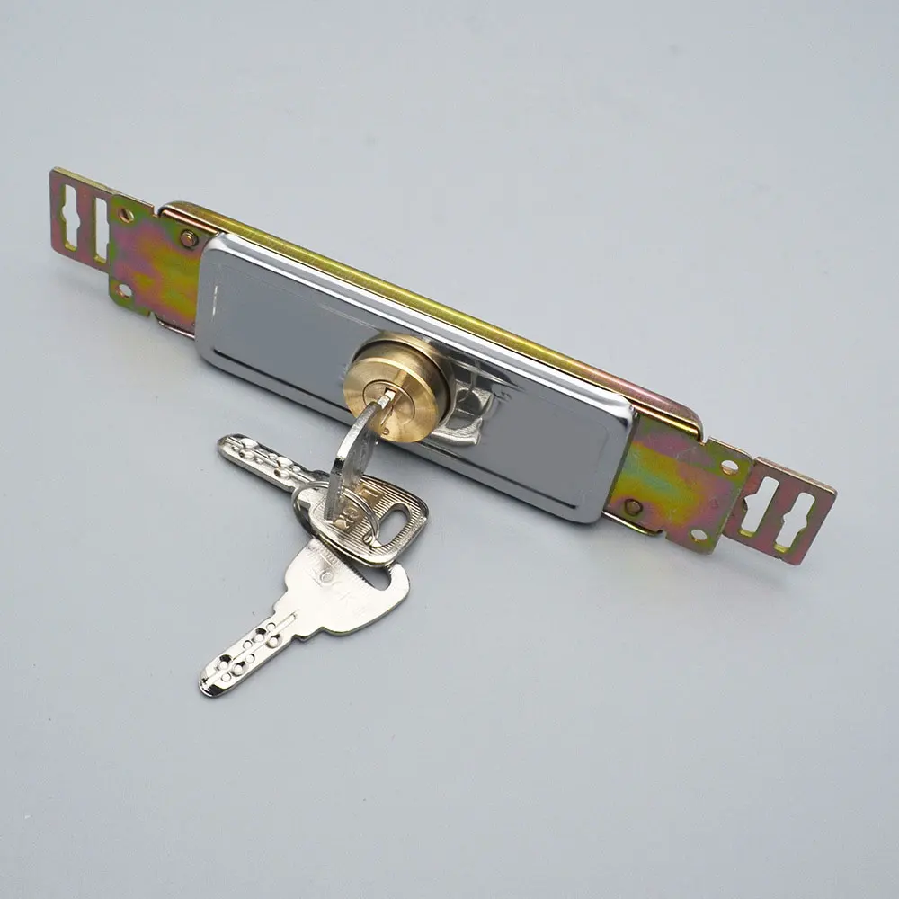 Rolling Security Door Lock Anti-theft Locks with Key Roll Gate Lock Install Middle Bottom Shutter Safe Lock Garage Home Hardware