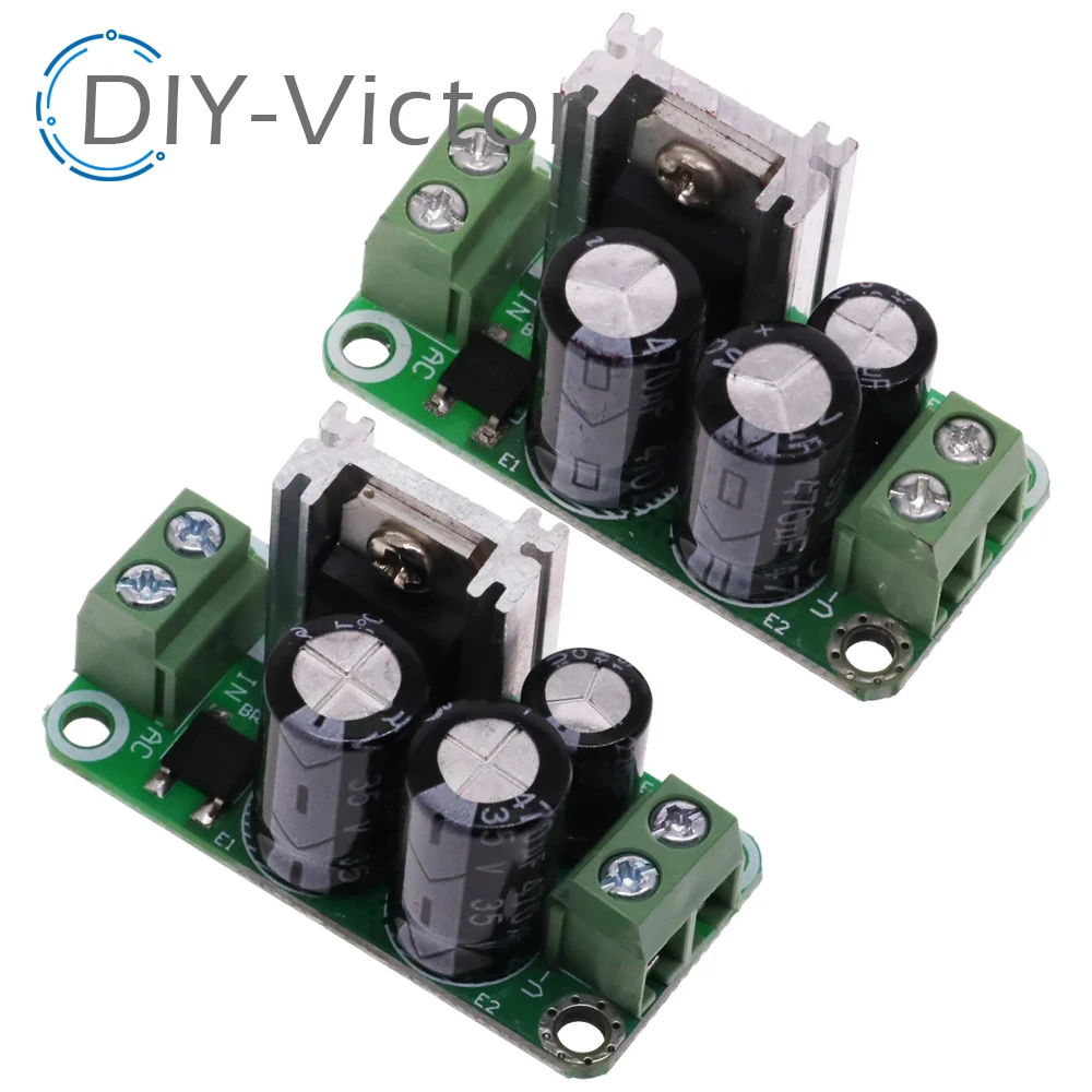 Single regulated power supply module DC 5V 9V 12V 15V 24V rectifier filter board 7805/ 7809 / 7812/ 1A for audio Amplifier