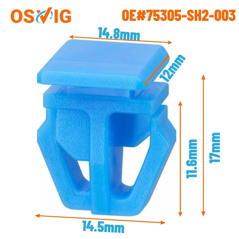 

20PCS OE#75305-SH2-003 For Honda Accord Civic CRX Body Side Moulding Retainer Clips
