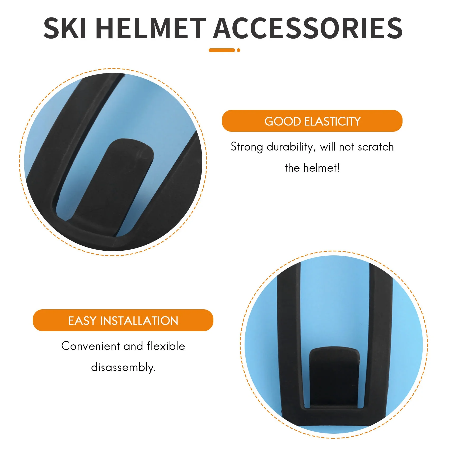 Universele Skihelm Accessoires Helm Bril Riem Clip Bril Riem Gesp