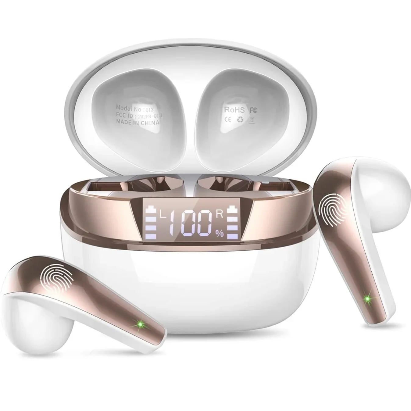 

2024 NEW True Wireless Bluetooth 5.3 Headphones Noise Reduction Sport Hifi Sound Earphones Low Latency Earbuds With Mic Headset