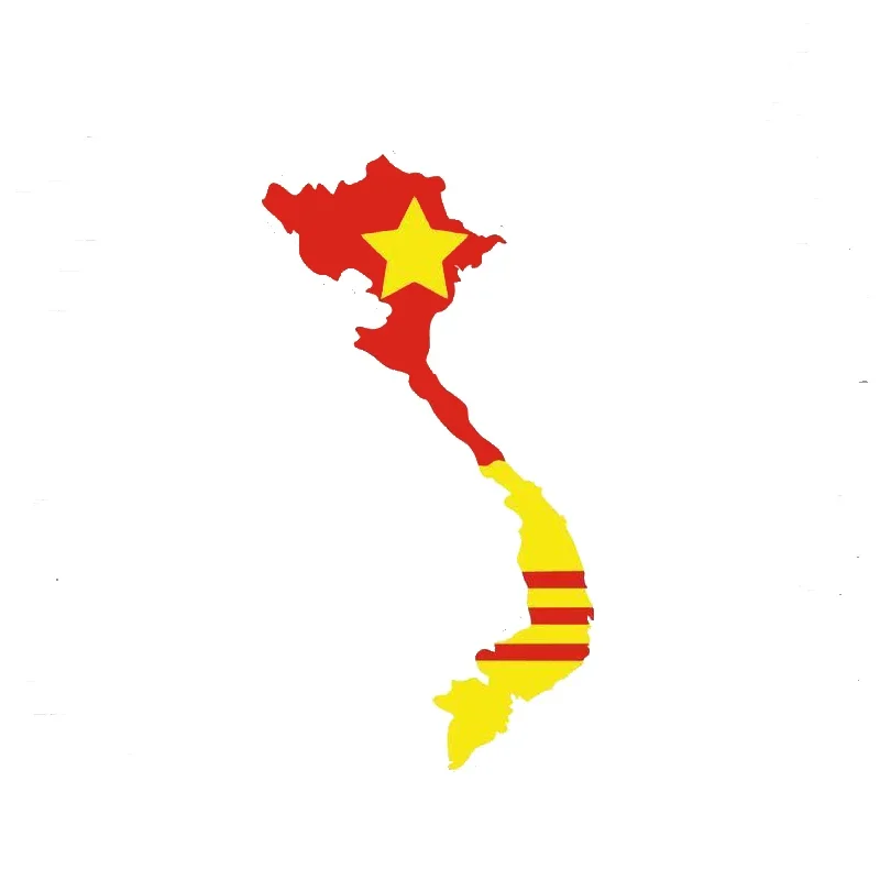 

Car Sticker Vietnam Country South Car Styling Flag Map Decal