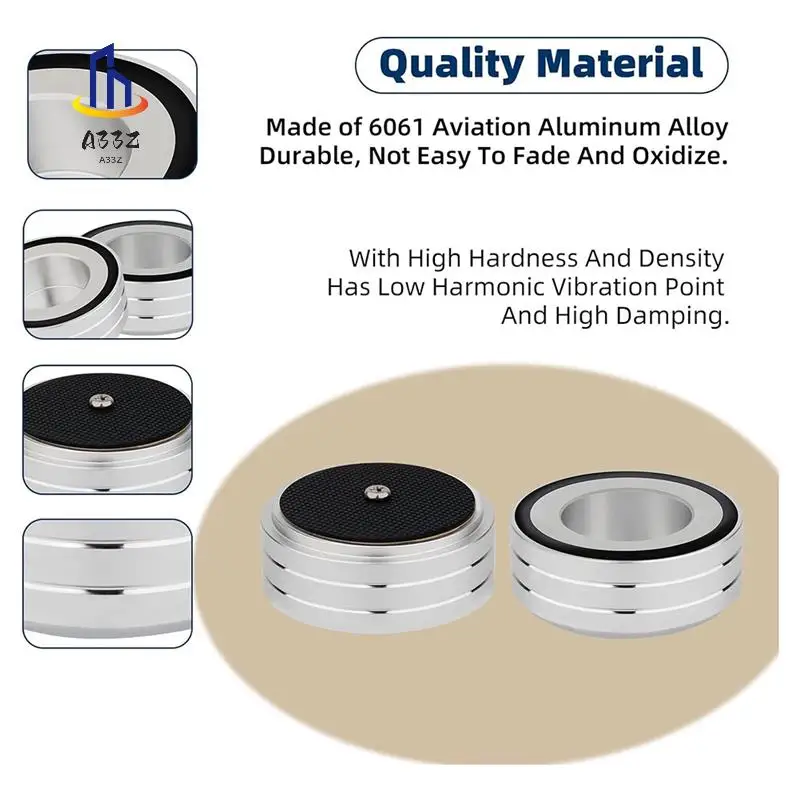 

A33Z-аудио изоляционные ножки, алюминиевые ножки усилителя 58X22 мм, изоляционная накладка проигрывателя для аудио, динамиков, усилителя, ЦАП