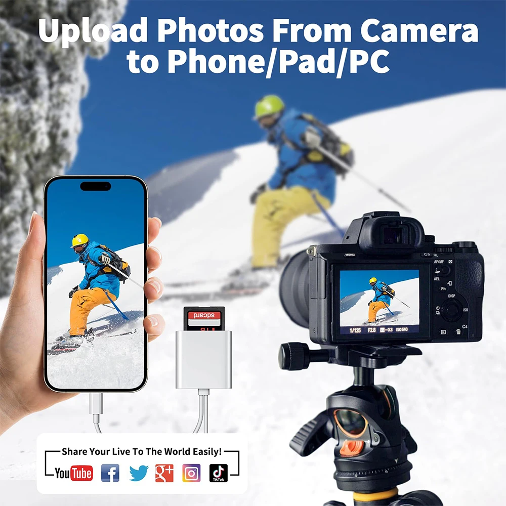 2 في 1 OTG نوع C قارئ بطاقات محرك فلاش USB SD TF قارئ بطاقات لباد اللوحي نوع C إلى بطاقة الذاكرة الذكية ل #2