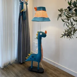 Lampa podłogowa z dinozaurem motylkowym, kreatywny salon, pokój dziecięcy, lampka nocna, lampa stołowa z funkcją ściemniania z kreskówek