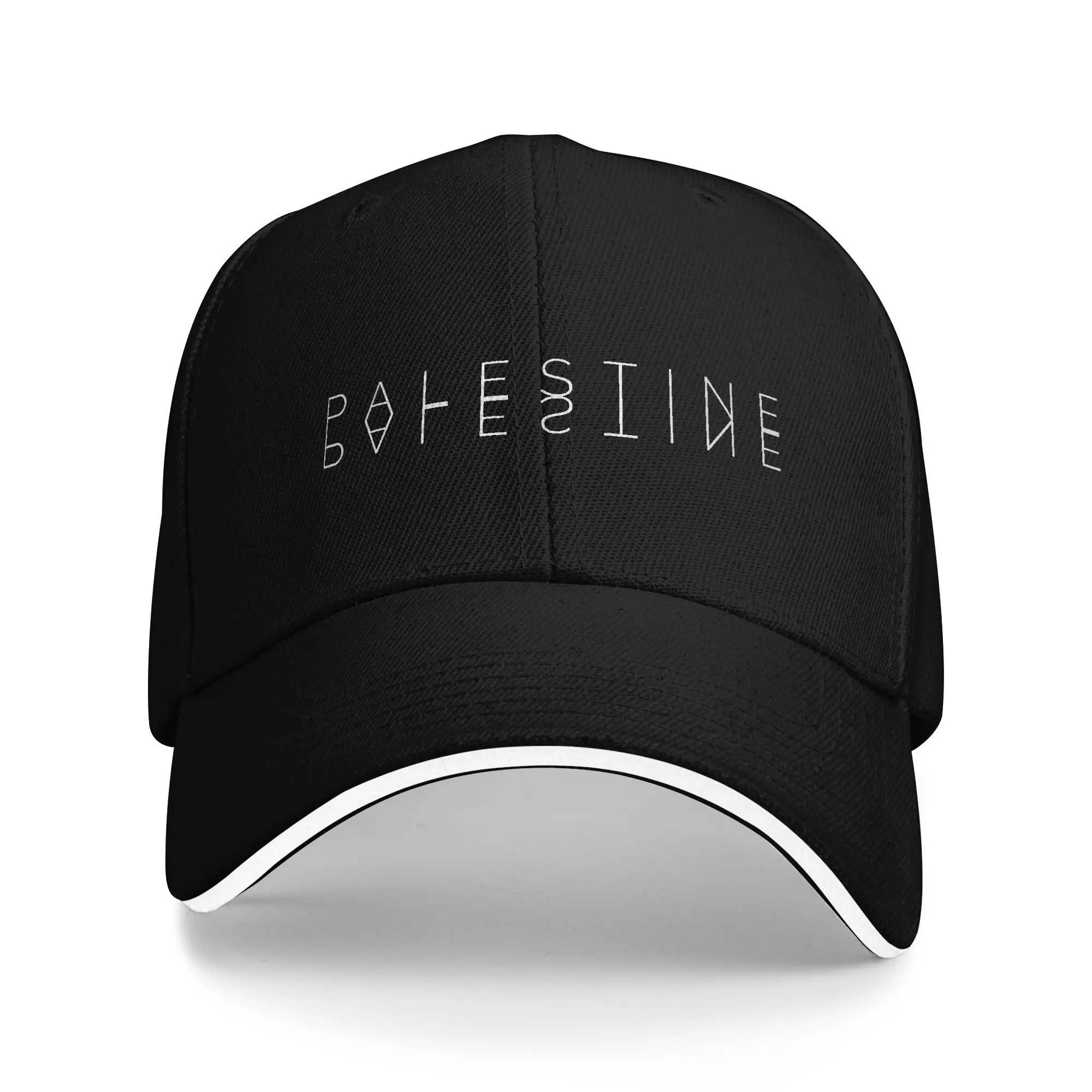 Palestine Reflections Palestinian Word Art Souvenir Baseball Cap  Outdoor Sports Hip Hop Hats Unisex Men Baseball Caps