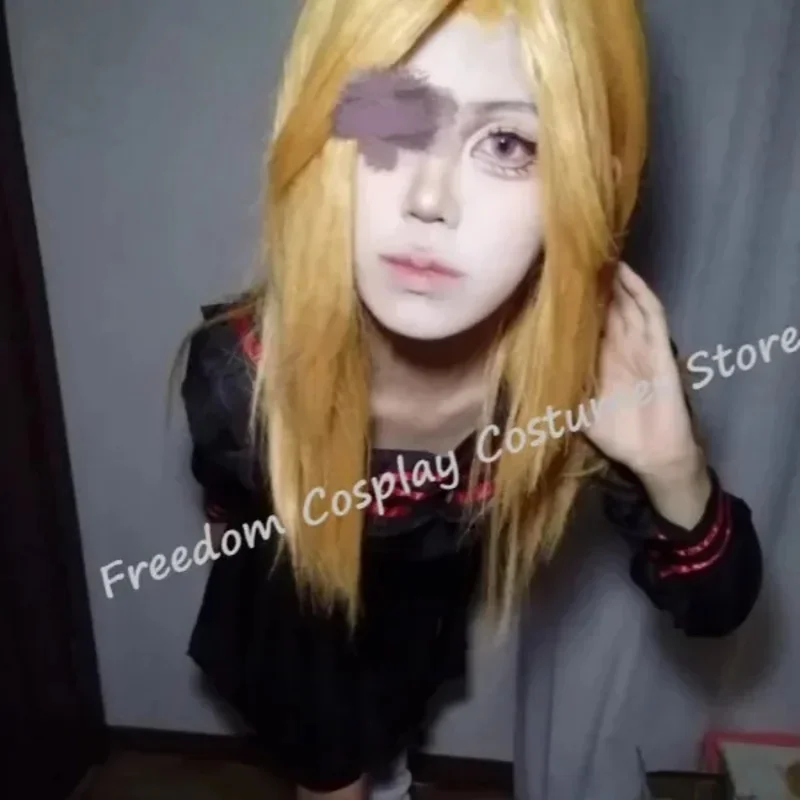 20151123 يوزوها شيبا تأثيري حلي أنيمي طوكيو المنتقمون فستان أسود بحار البدلة JK تنورة مجموعة شعر مستعار لعب الأدوار حفلة الهالوين P