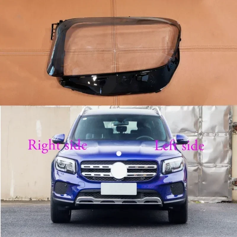 

For Mercedes Benz GLB w247 2020 2021 headlight shell lamp shade transparent cover headlight glass headlamp cover