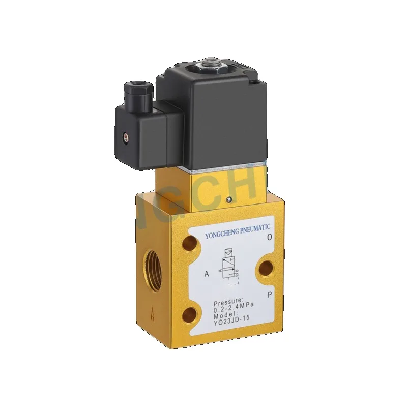 YONGCHENG pneumatic YO23JD series two-position three-way high-pressure reversing solenoid valve blow molding machine