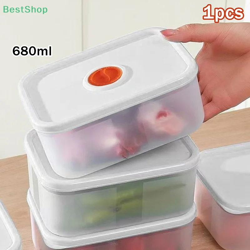 صناديق تخزين المواد الغذائية للثلاجة، أدوات تخزين المطبخ الأساسية للحفاظ على الطعام الطازج #4