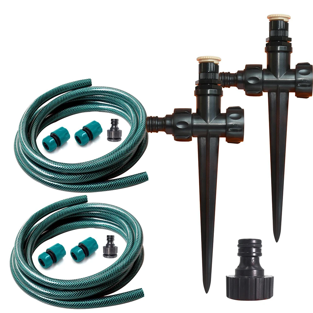 

Flexible Garden Sprinkler System Kit with Hose Connection Customizable Irrigation Solution for Lawns and Flower Beds