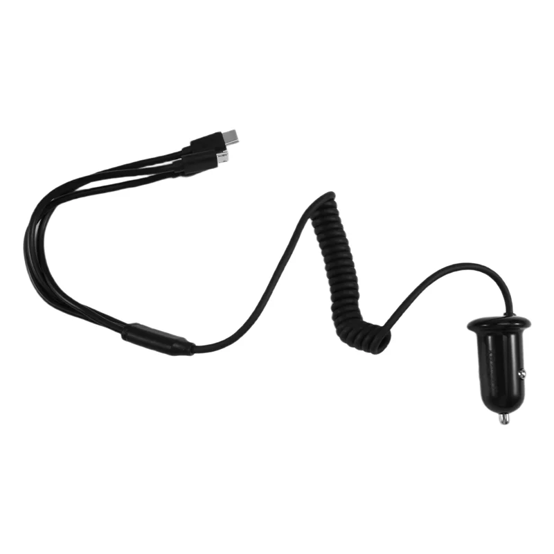 

Auto Power Charger Adapter Car Charger 3 Interface Universal Phone Charging For IOS Android Type-C Accessories