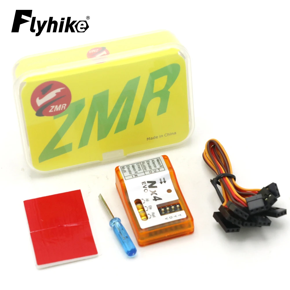 ZMR NX4 PRO EVO Flight Controller 3D Flight Gyroscope Balance Support Rate/Hold/Gyro For Fixed-wing Aircraft