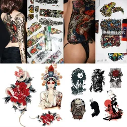 1/6 Scale Soldier Tattoo Stickers Accessories Tattoo Sleeve Colorful Butterfly Flowers Water Stickers For 12