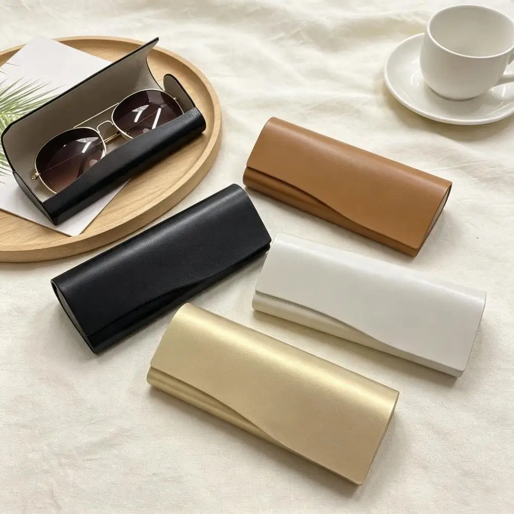 Portable Glasses Case, HardShell Sunglasses Holder for Oversized Frames, Lightweight Anti Crush Eyeglasses Storage Box