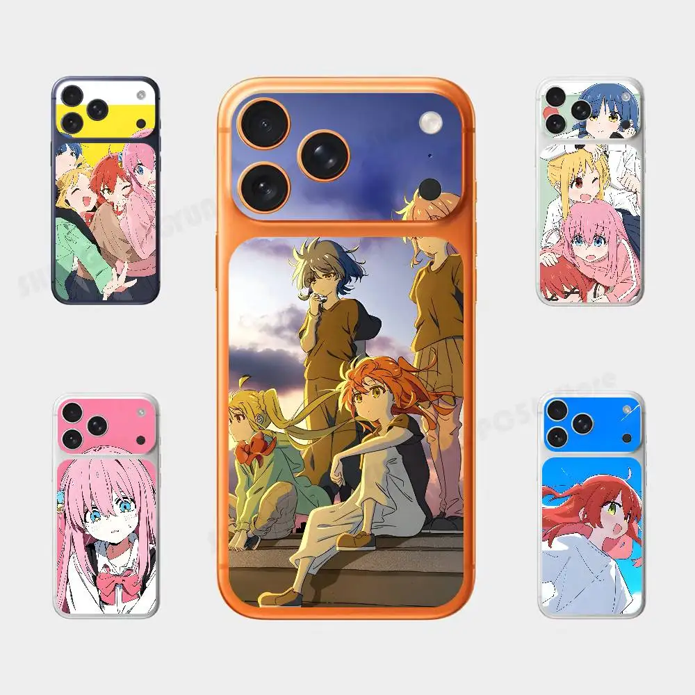 

Bocchi The R-Rock Anime For Iphone 17 Pro ProMax Back Protective Decorative Sticker Back Cover