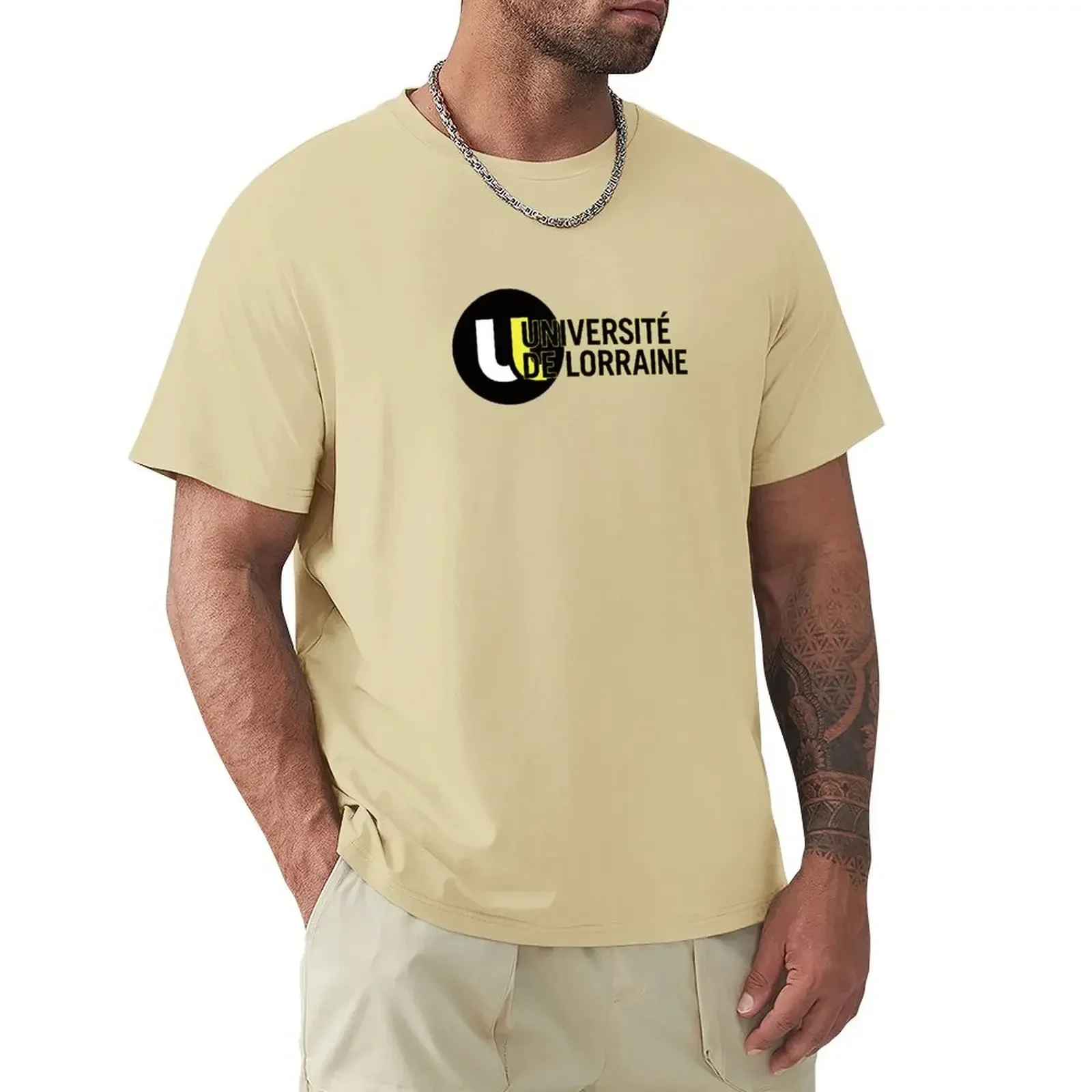 

oversizeds animal prinfor boys sweat quick drying mens champion t shirts Université de Lorraine T-Shirt men clothing harajuku