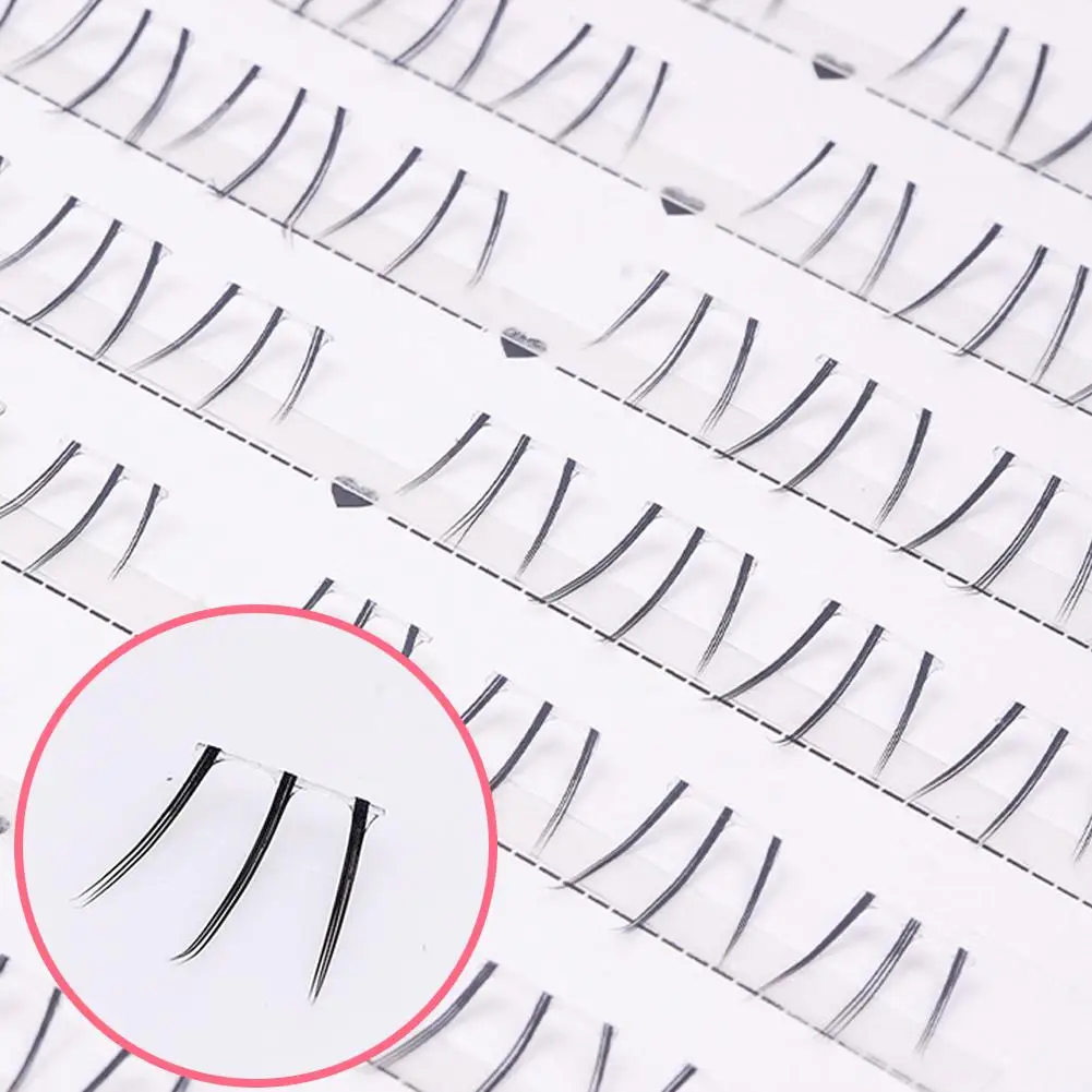 Ciglia inferiori autoadesive Air Fairy segmentate naturali sotto le ciglia Strumento per il trucco delle ciglia Ciglia finte per principianti