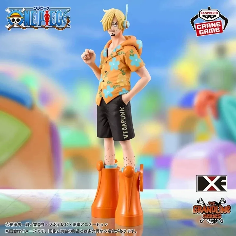 В наличии BANDAI BANPRESTO One Piece DXF THE GRANDLINE SERIES Остров будущего Egghead Глава Санджи Аниме Фигурки Модель игрушки