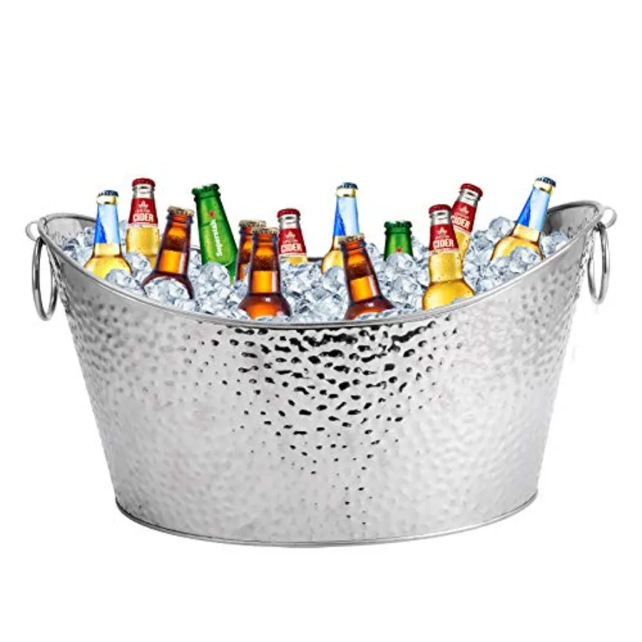 

SinleSteel Beverage Tubs Large Ice et Drink ets for Parties Weddings 2L