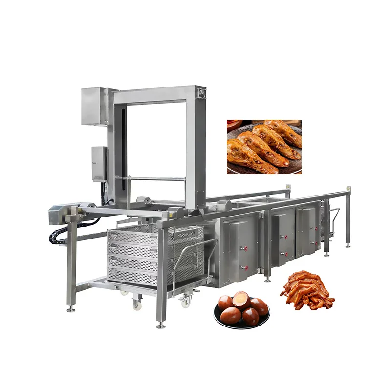 Continuous Steam Braised Beef Mutton Cooking Machine for Canteen Restaurant Commercial Food Factory Processing Line Customize
