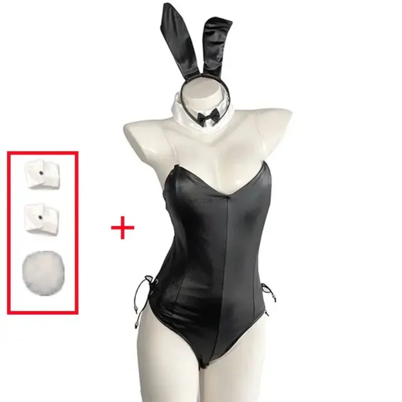 Animal Seishun Buta Yarou wa Bunny Girl Senpai no Yame wo Minai Косплей Костюм Девушки Сексуальный Милый Искусственная Кожа Кролик Хэллоуин