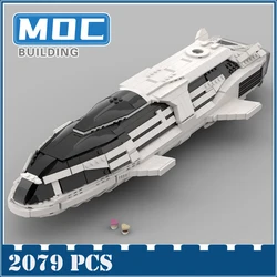 Space Wars Dangerous Orca Space Shuttle Model MOC Building Block DIY Assembly Spaceship Bricks Toys For Birthday Xmas Gifts