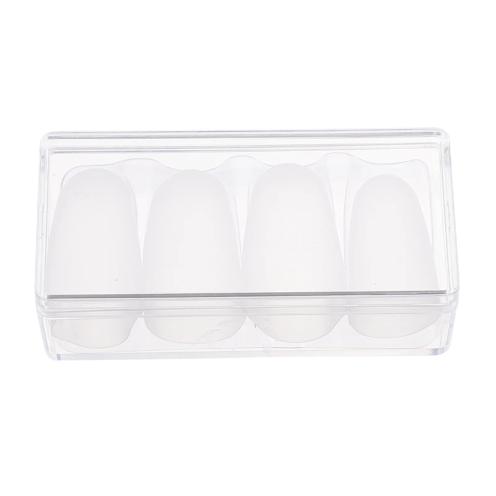 

4 Pcs Finger Guard Guitar Pain Relief Cots Child Silica Gel Learner Fingertip Caps