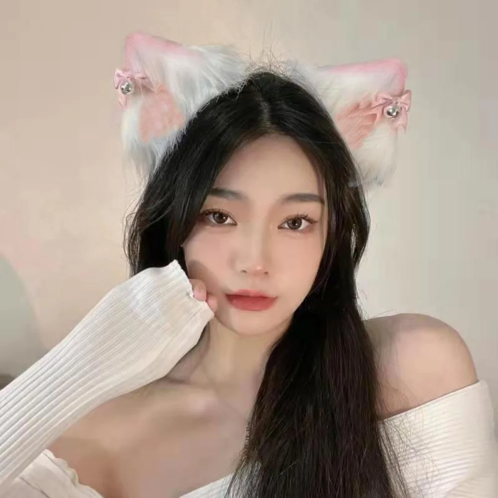 Original Handmade Japanese Style Cute Plush Lolita Headdress, Cat Ear Hair Clips, Realistic Fox Animal Ears