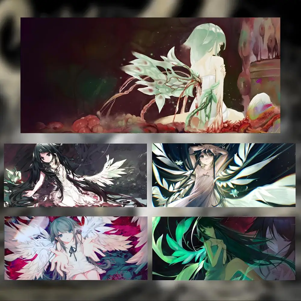 

anime surreal S-Serial Experiments Lain Mouse Pad Large Gaming Mousepad with Stitched Edges Thickened Desk Mat PC