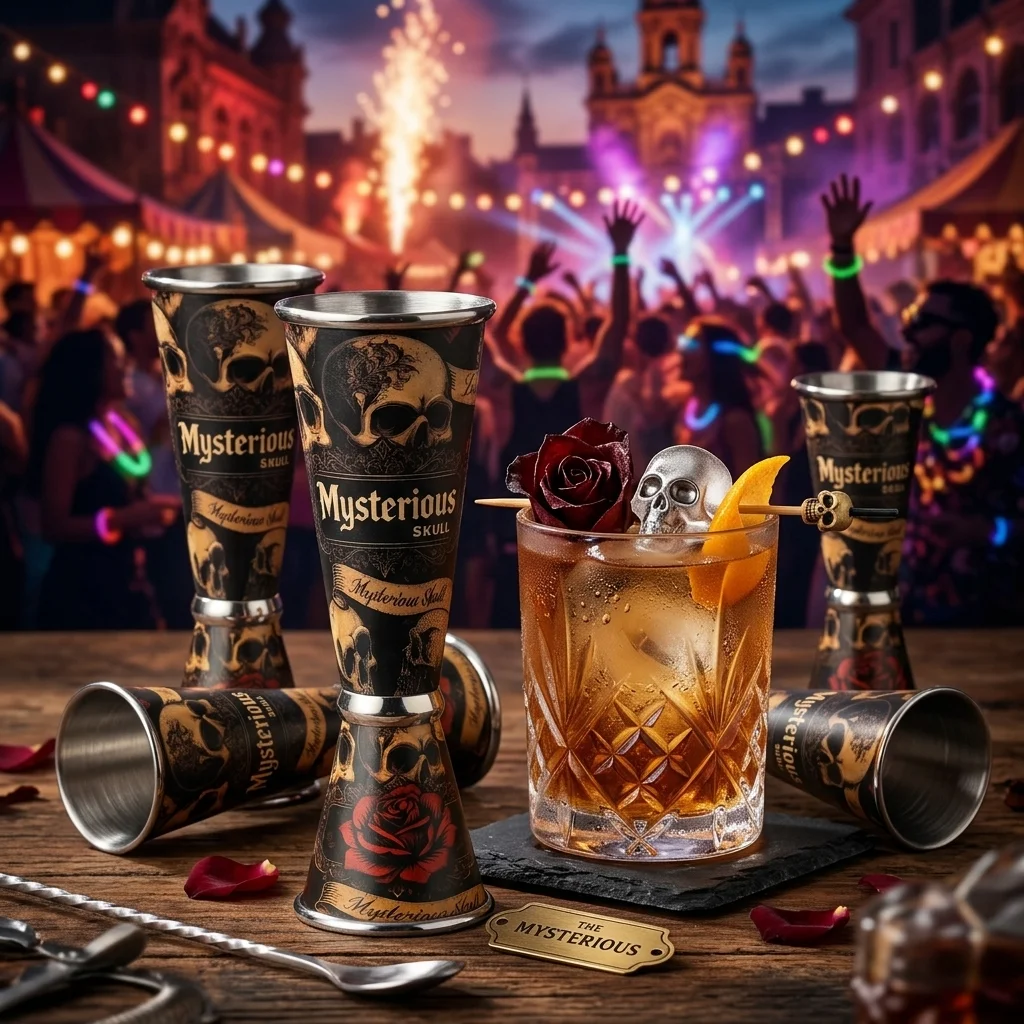 Stainless Steel Double Shot Measure Cup For Bar Kitchen Cocktail Measuring Cup Spirit Jigger Skull Measure Cups Bar Accessories image 16